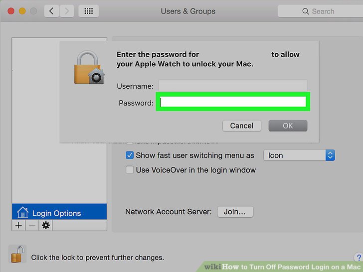 How To Disable Manual Login On New Mac